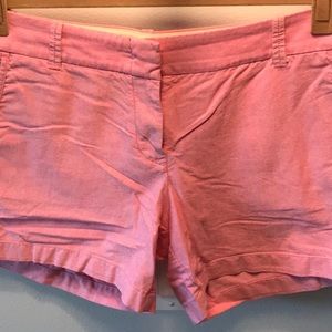 Pink chino shorts